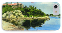 Beacon Rock Brenton Cove Newport Rhode Island - Phone Case