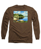 Beacon Rock Brenton Cove Newport Rhode Island - Long Sleeve T-Shirt