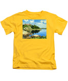 Beacon Rock Brenton Cove Newport Rhode Island - Kids T-Shirt