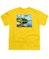 Beacon Rock Brenton Cove Newport Rhode Island - Youth T-Shirt