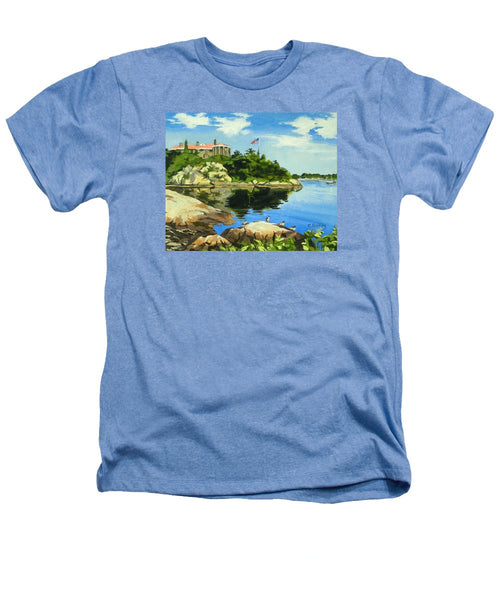 Beacon Rock Brenton Cove Newport Rhode Island - Heathers T-Shirt