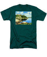 Beacon Rock Brenton Cove Newport Rhode Island - Men's T-Shirt  (Regular Fit)