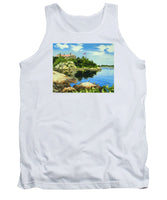 Beacon Rock Brenton Cove Newport Rhode Island - Tank Top