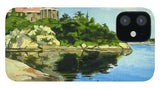 Beacon Rock Brenton Cove Newport Rhode Island - Phone Case