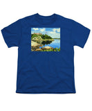 Beacon Rock Brenton Cove Newport Rhode Island - Youth T-Shirt