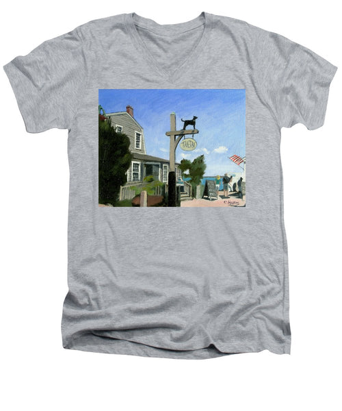 Black Dog Tavern Martha's Vineyard Massachusetts - Men's V-Neck T-Shirt