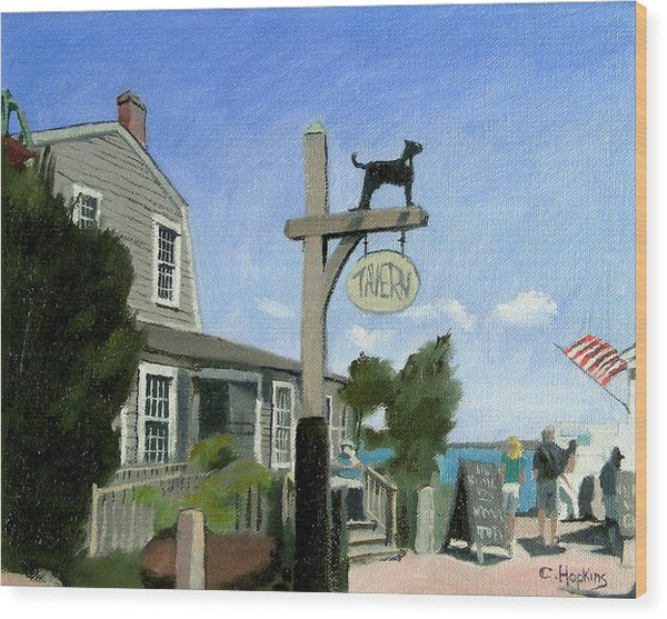 Black Dog Tavern Martha's Vineyard Massachusetts - Wood Print