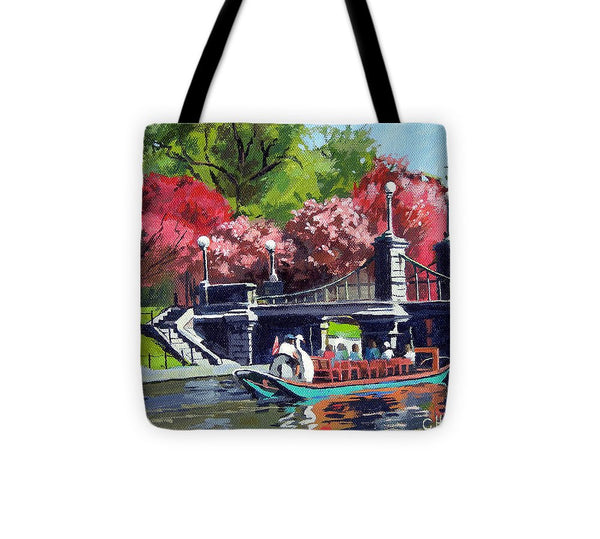 Boston Public Gardens Boston Massachusetts - Tote Bag