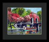 Boston Public Gardens Boston Massachusetts - Framed Print