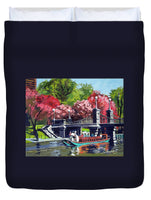 Boston Public Gardens Boston Massachusetts - Duvet Cover