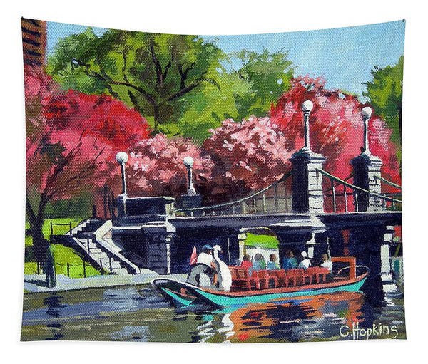 Boston Public Gardens Boston Massachusetts - Tapestry