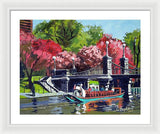 Boston Public Gardens Boston Massachusetts - Framed Print