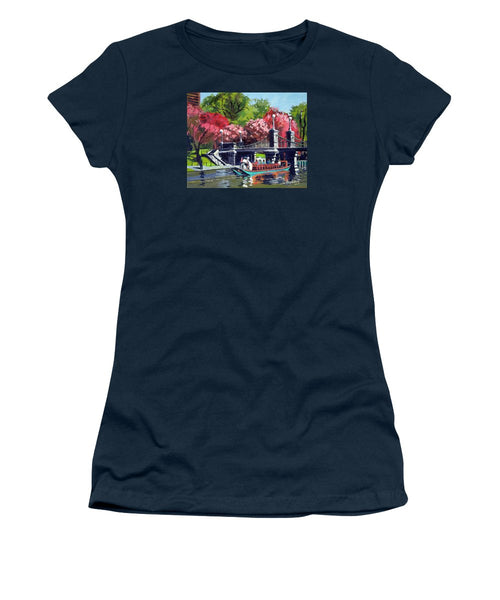 Boston Public Gardens Boston Massachusetts - Women's T-Shirt