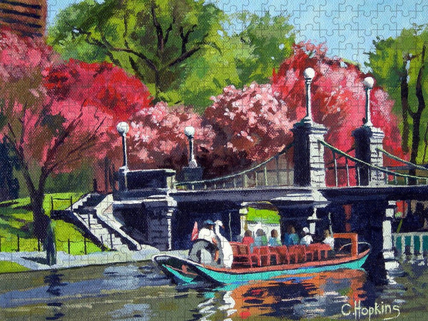 Boston Public Gardens Boston Massachusetts - Puzzle