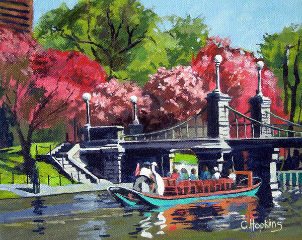 Boston Public Gardens Boston Massachusetts - Art Print