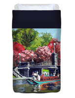 Boston Public Gardens Boston Massachusetts - Duvet Cover