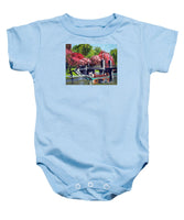 Boston Public Gardens Boston Massachusetts - Baby Onesie