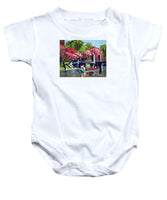 Boston Public Gardens Boston Massachusetts - Baby Onesie