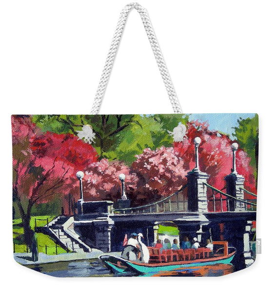 Boston Public Gardens Boston Massachusetts - Weekender Tote Bag