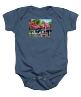 Boston Public Gardens Boston Massachusetts - Baby Onesie