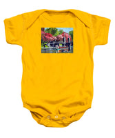 Boston Public Gardens Boston Massachusetts - Baby Onesie