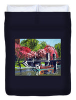 Boston Public Gardens Boston Massachusetts - Duvet Cover