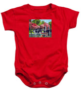 Boston Public Gardens Boston Massachusetts - Baby Onesie