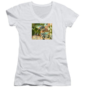 Bowen's Wharf Newport Rhode Island - Women's V-Neck