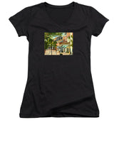 Bowen's Wharf Newport Rhode Island - Women's V-Neck