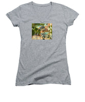 Bowen's Wharf Newport Rhode Island - Women's V-Neck