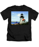 Brant Point Lighthose Nantucket Massachusetts - Kids T-Shirt