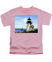 Brant Point Lighthose Nantucket Massachusetts - Kids T-Shirt