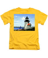 Brant Point Lighthose Nantucket Massachusetts - Kids T-Shirt