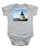 Brant Point Lighthose Nantucket Massachusetts - Baby Onesie