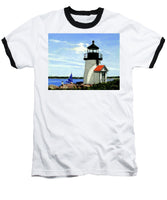 Brant Point Lighthose Nantucket Massachusetts - Baseball T-Shirt