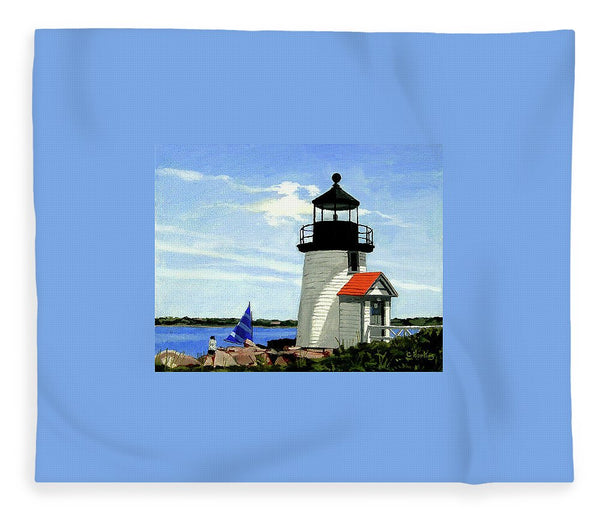 Brant Point Lighthose Nantucket Massachusetts - Blanket