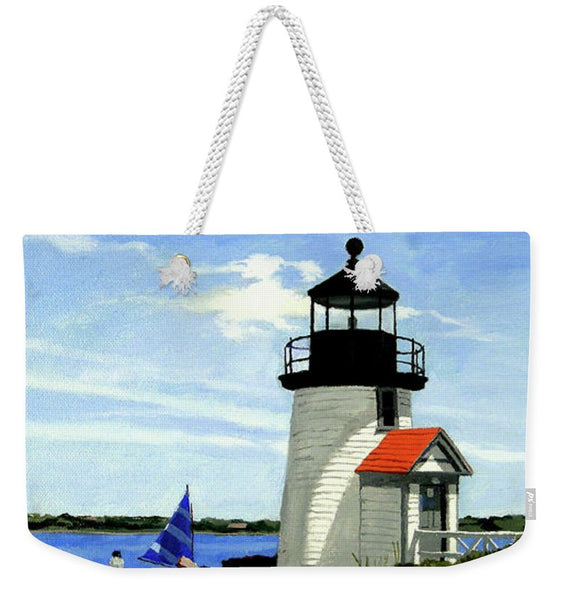 Brant Point Lighthose Nantucket Massachusetts - Weekender Tote Bag