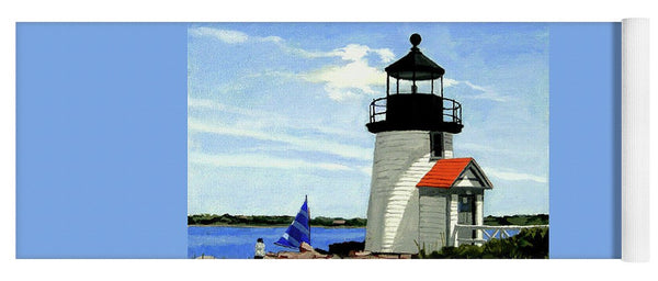 Brant Point Lighthose Nantucket Massachusetts - Yoga Mat