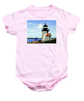 Brant Point Lighthose Nantucket Massachusetts - Baby Onesie