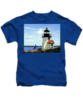 Brant Point Lighthose Nantucket Massachusetts - Kids T-Shirt