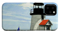 Brant Point Lighthose Nantucket Massachusetts - Phone Case