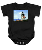 Brant Point Lighthose Nantucket Massachusetts - Baby Onesie