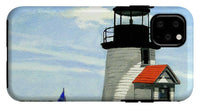 Brant Point Lighthose Nantucket Massachusetts - Phone Case