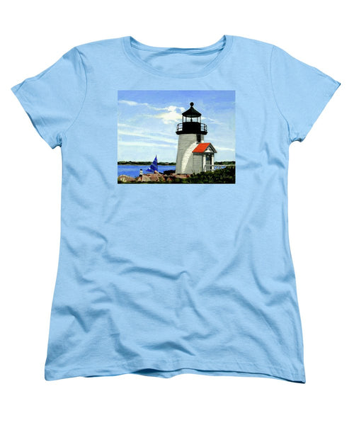 Brant Point Lighthose Nantucket Massachusetts - Women's T-Shirt (Standard Fit)