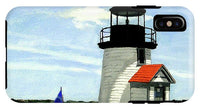 Brant Point Lighthose Nantucket Massachusetts - Phone Case