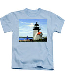 Brant Point Lighthose Nantucket Massachusetts - Kids T-Shirt