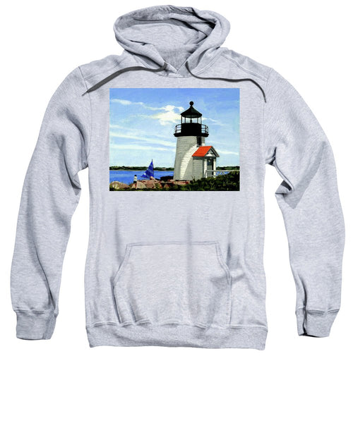 Brant Point Lighthose Nantucket Massachusetts - Sweatshirt