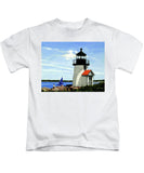 Brant Point Lighthose Nantucket Massachusetts - Kids T-Shirt