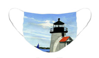 Brant Point Lighthose Nantucket Massachusetts - Face Mask