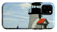 Brant Point Lighthose Nantucket Massachusetts - Phone Case